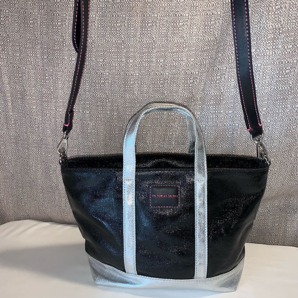 NEW Victoria’s Secret Coated Canvas Satchel